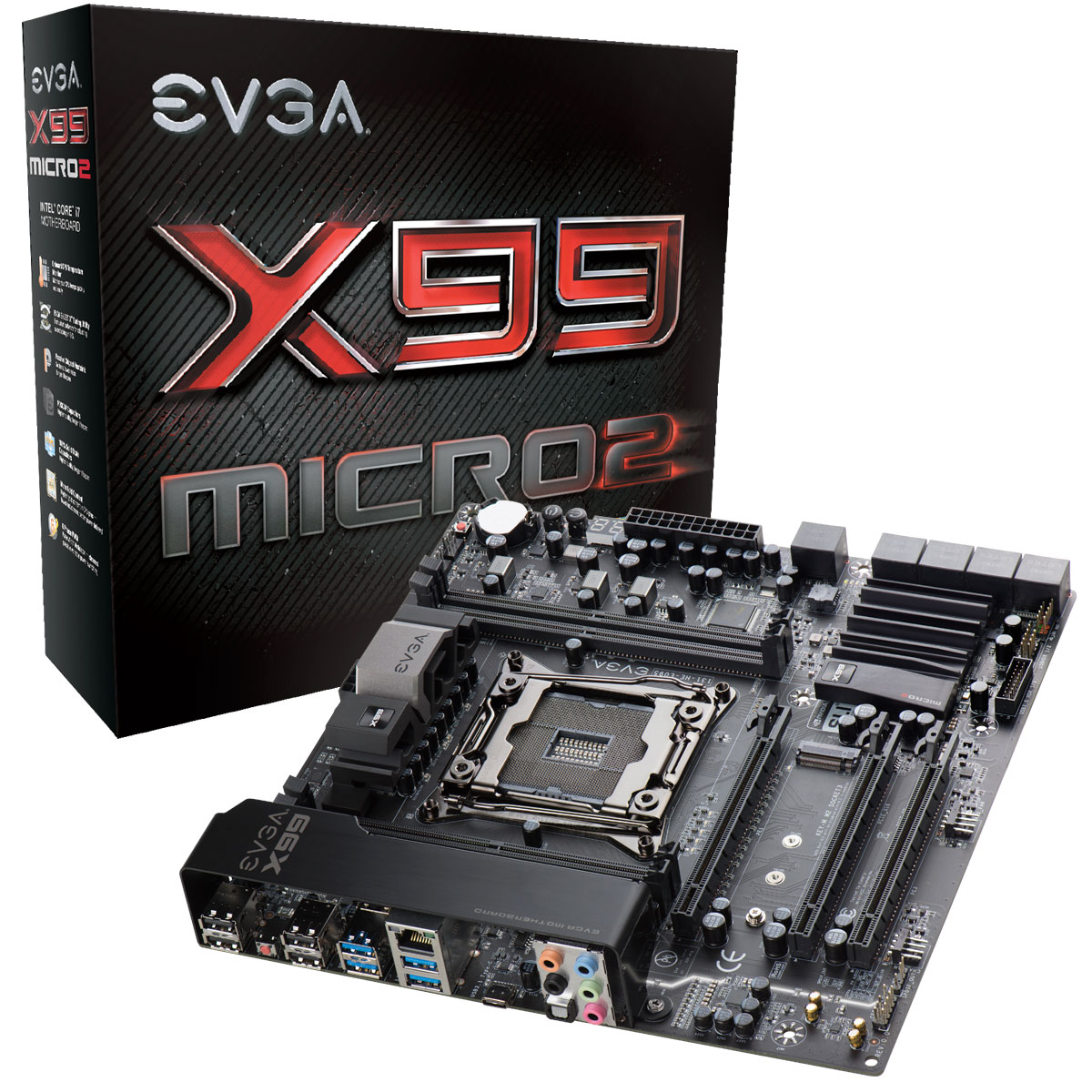 EVGA X99 Micro2 and box
