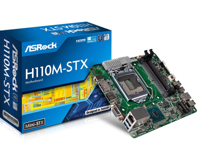 ASRock announces the H110M-STX motherboard