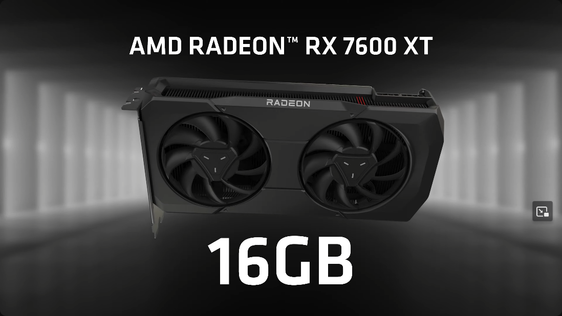 AMD Radeon RX 7600 XT Launches on May 25