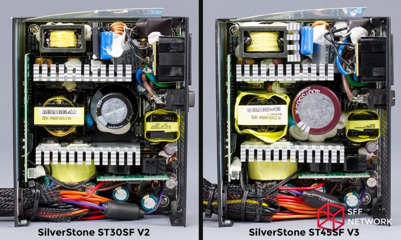 SilverStone ST30SF V2.0 and ST45SF V3.0 internals