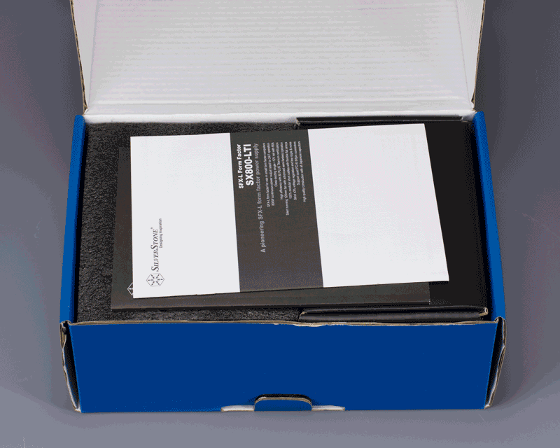 SilverStone SX800-LTI box contents