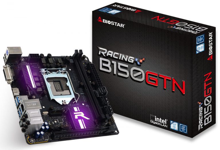 BIOSTAR Announces the RACING B150GTN Mini-ITX Motherboard